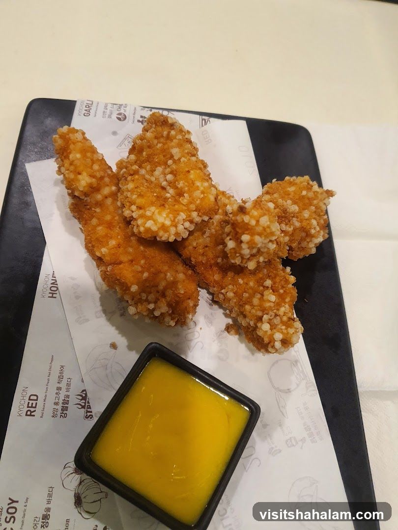 Fried Chicken Strips with Dipping Sauce
