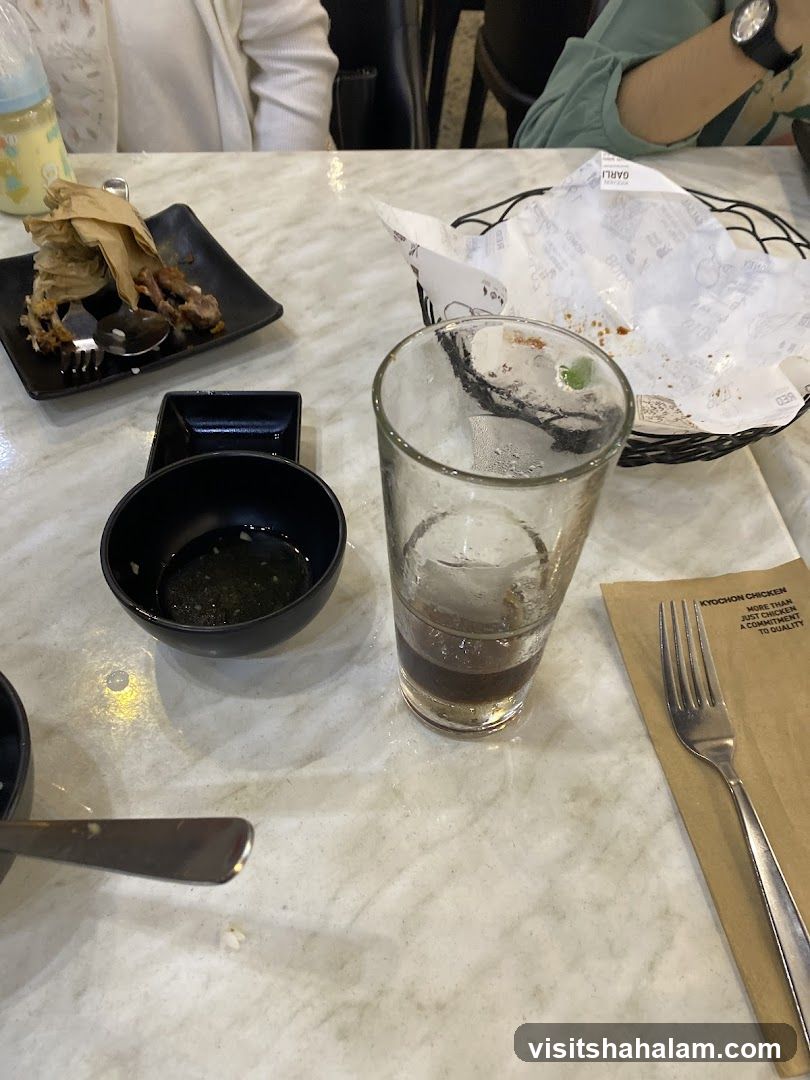 Table with Leftovers