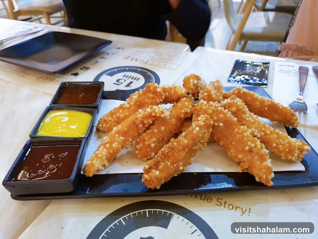 Fried Chicken Strips with Dips