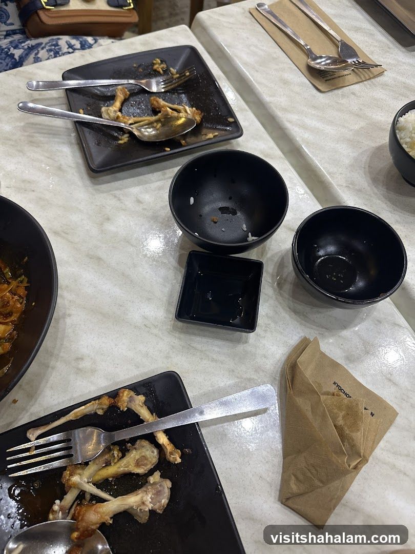Messy Table After Meal