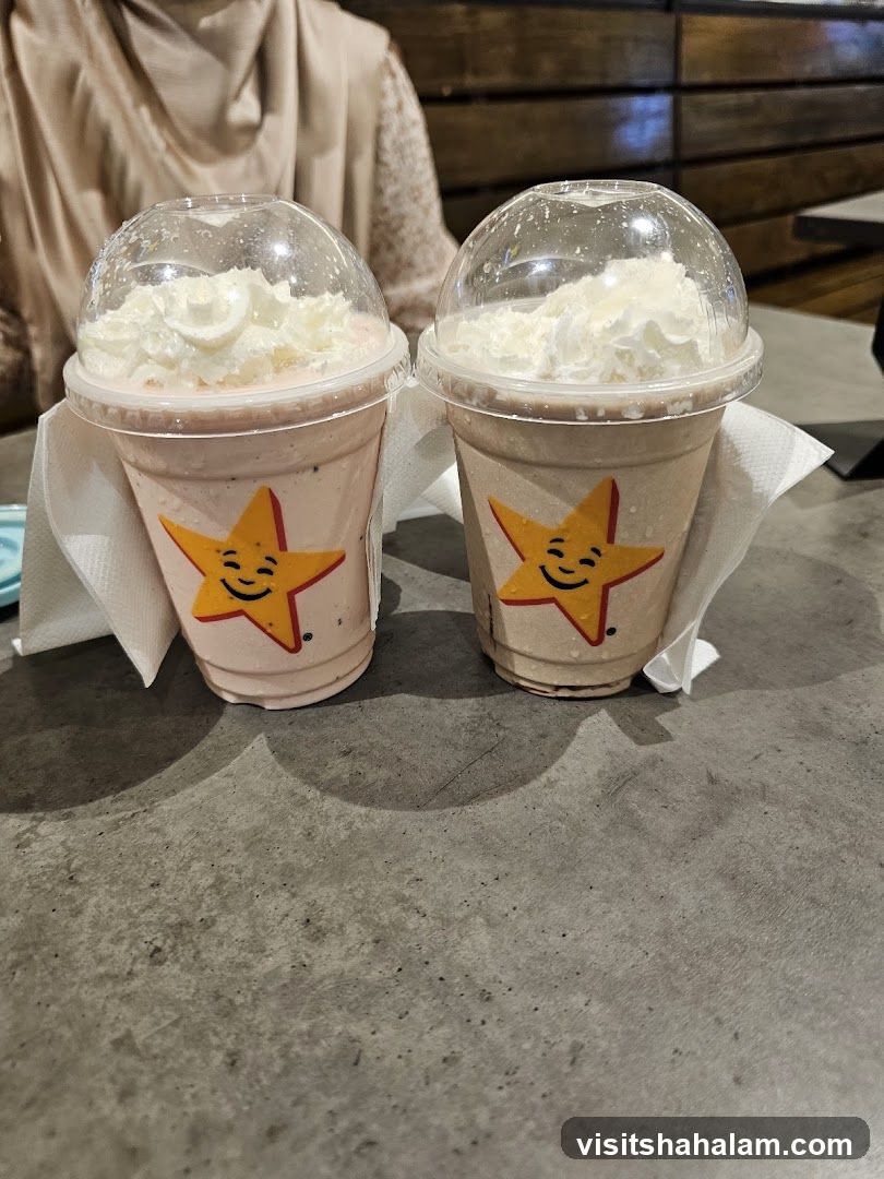Two Milkshakes with Whipped Cream