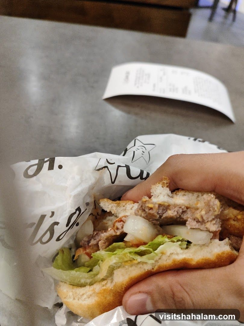 Burger and Receipt