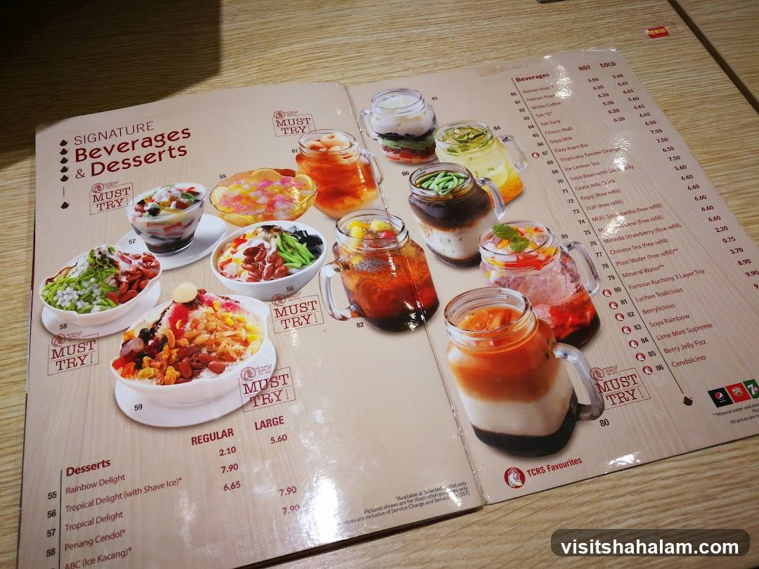 Beverages & Desserts