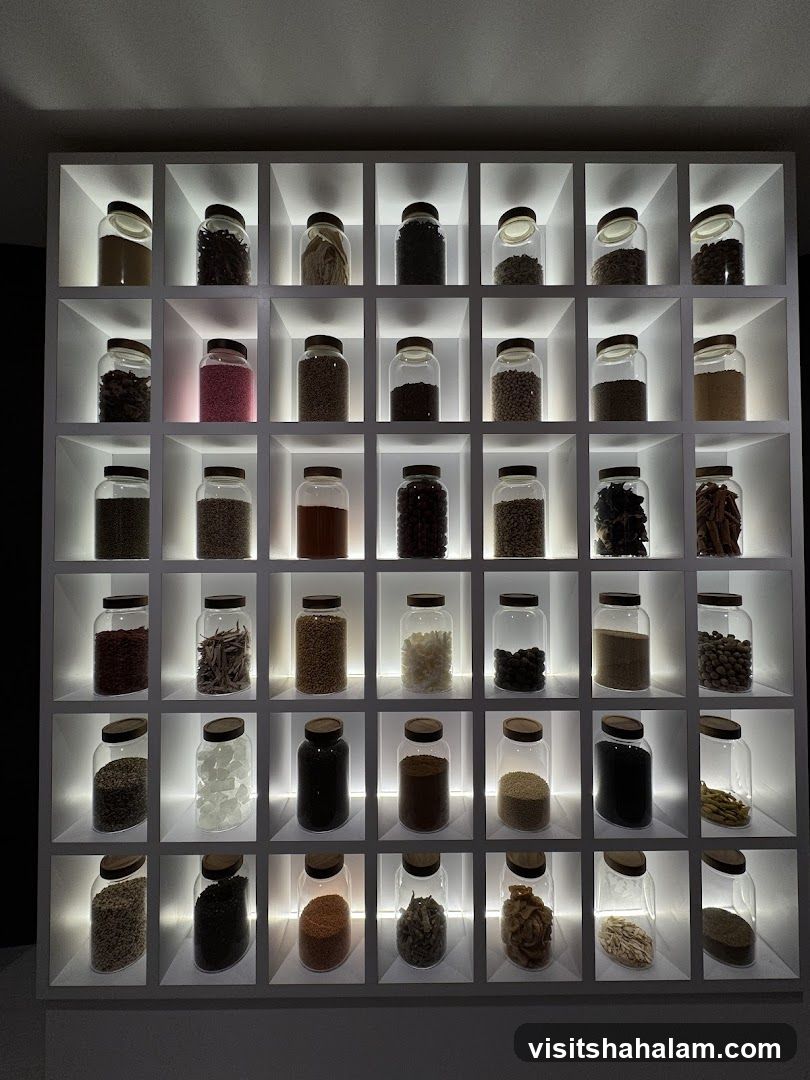 Display of Spices and Grains