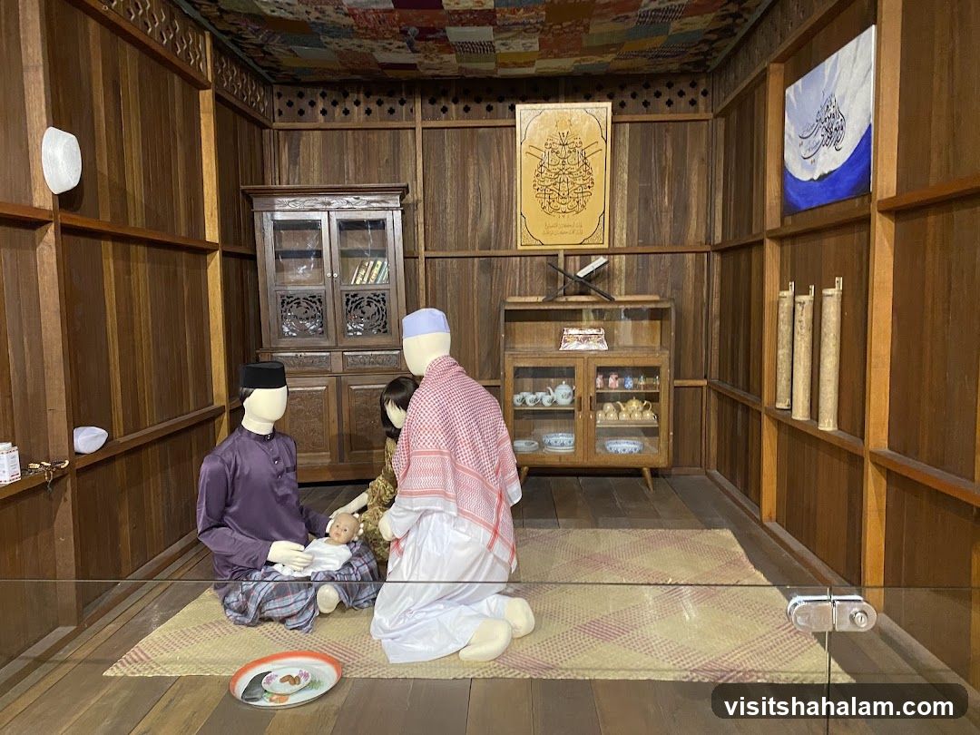 Traditional Malay Living Room Display