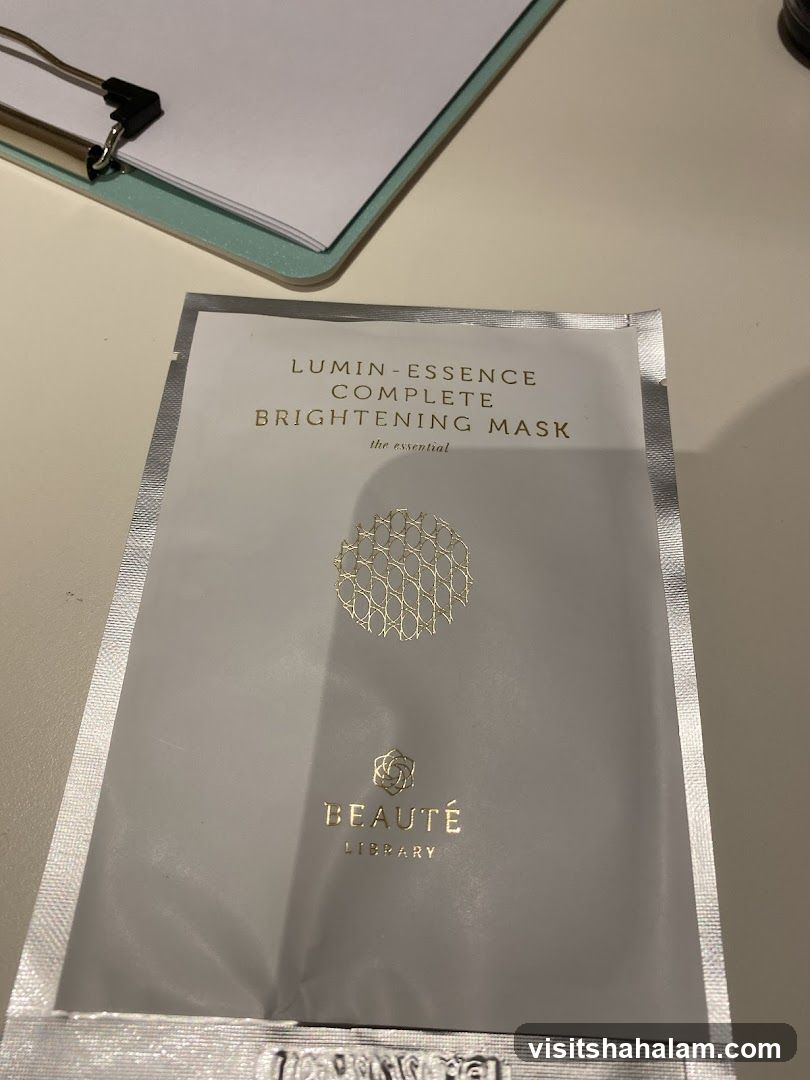 Brightening Face Mask Packaging