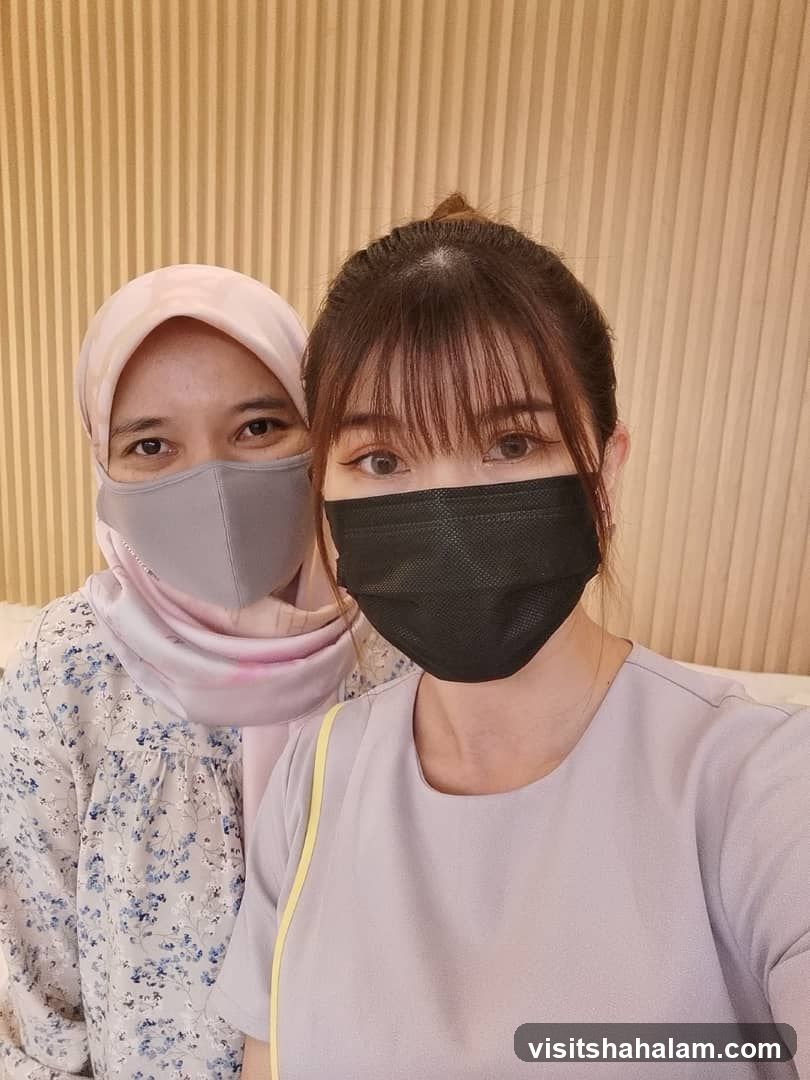 Two Women Wearing Masks