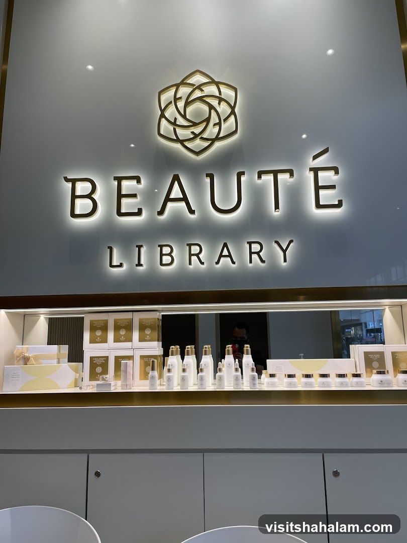 Beauté Library Display