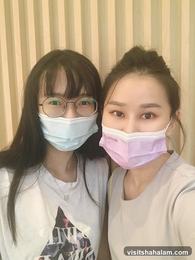 Two Women Wearing Face Masks