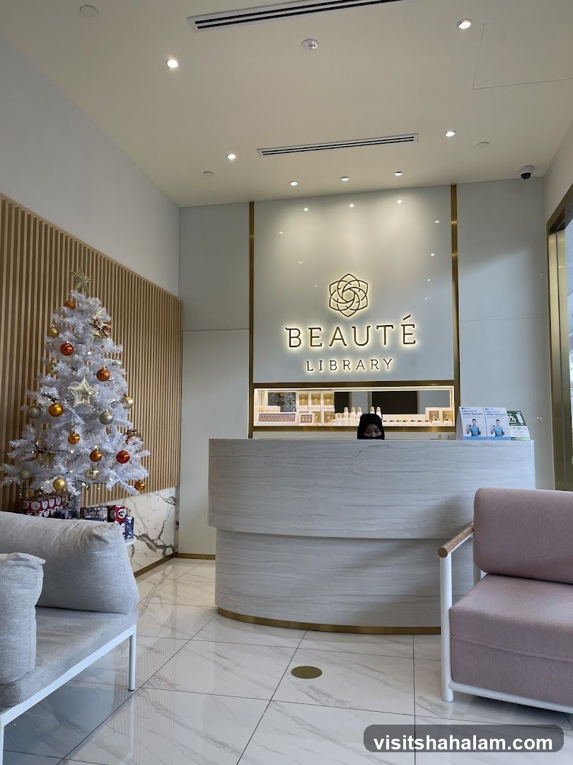 Beauté Library Reception Area