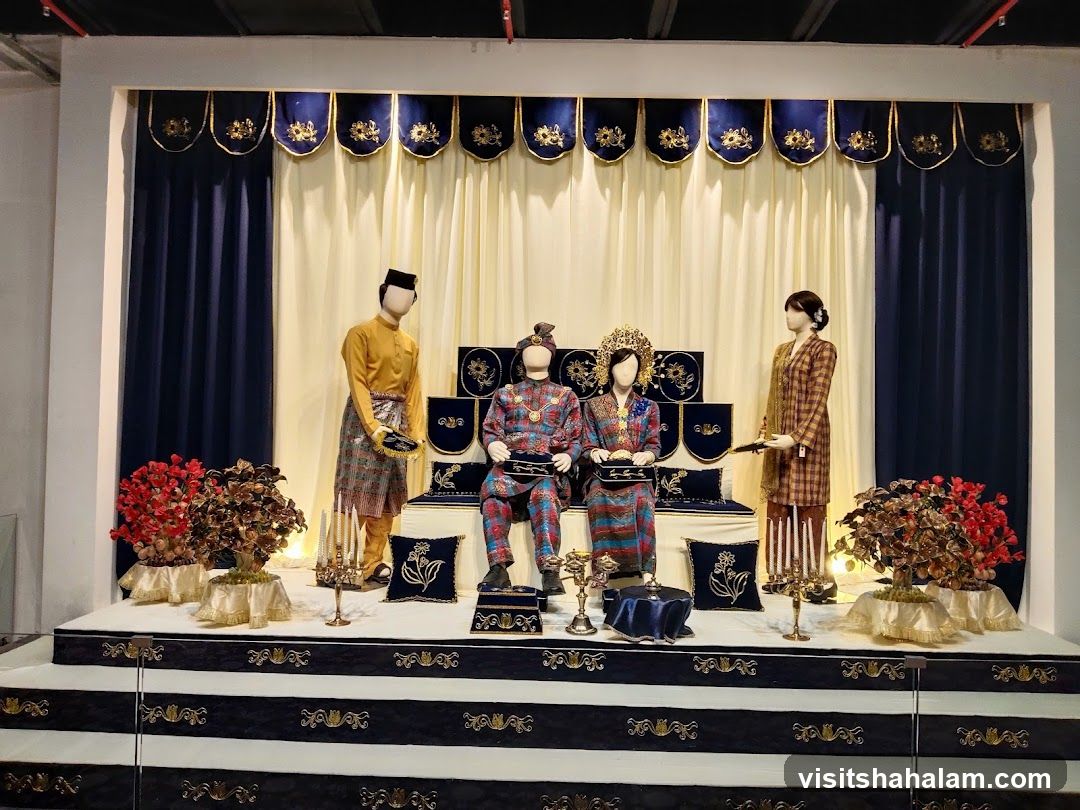 Traditional Wedding Attire Display