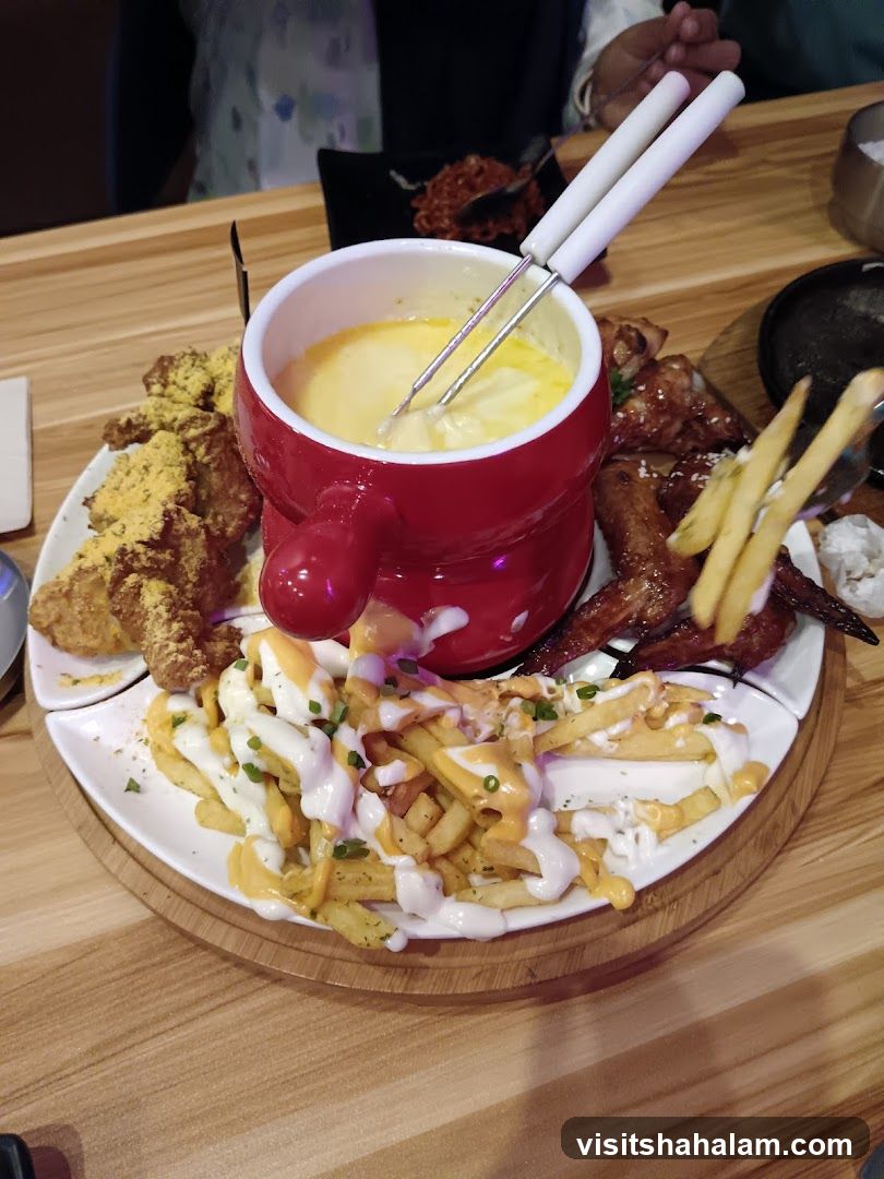 Cheese Fondue Platter