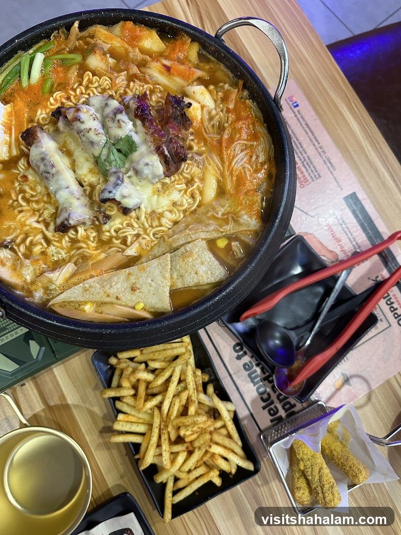 Korean Stew with Sides