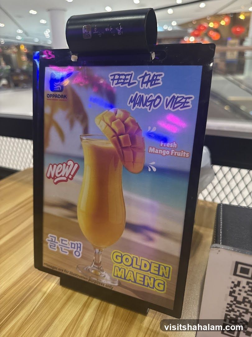 Mango Drink Advertisement