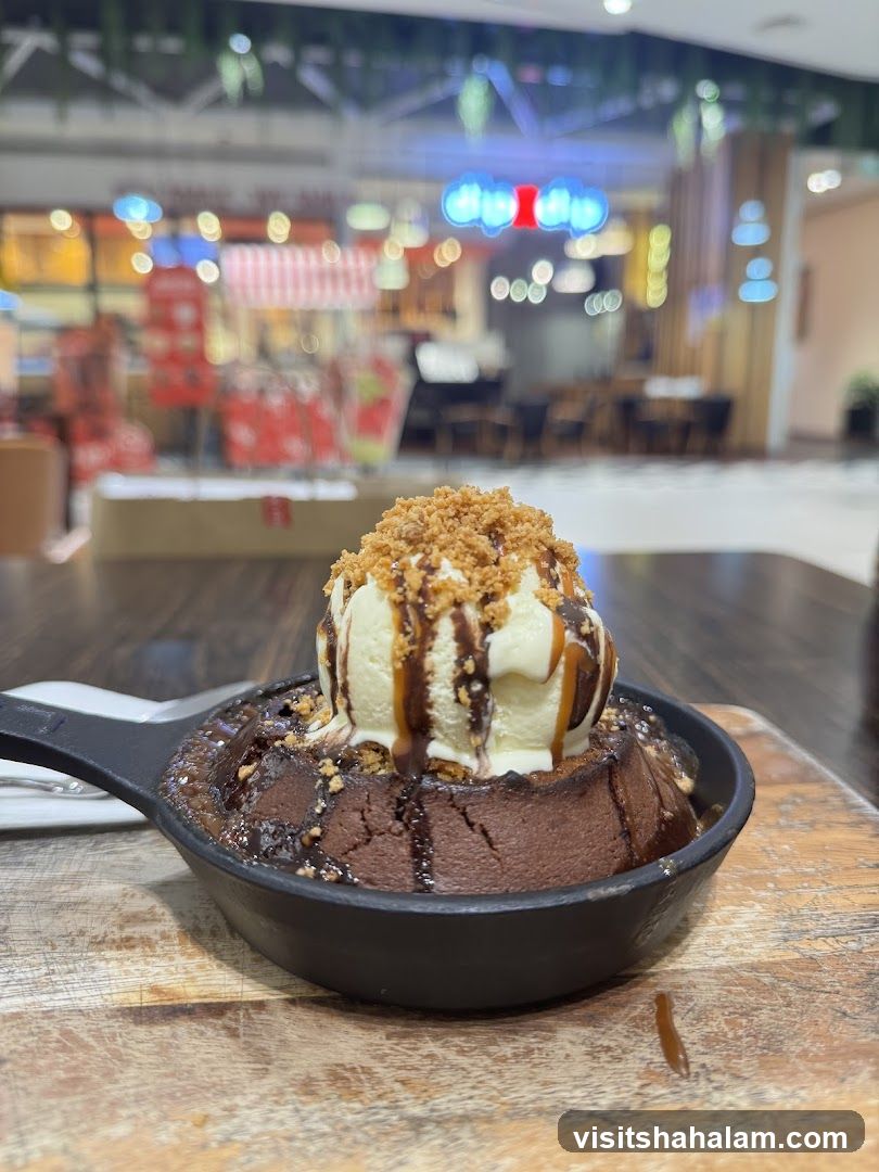 Chocolate Lava Cake with Ice Cream
