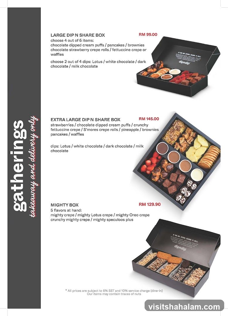 Gatherings Takeaway and Delivery Only