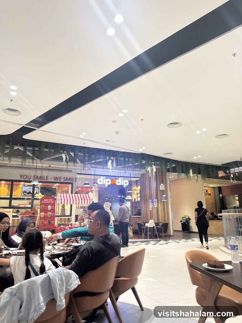 Diners at a dessert cafe
