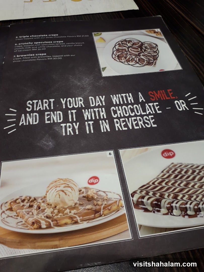 Dessert Menu
