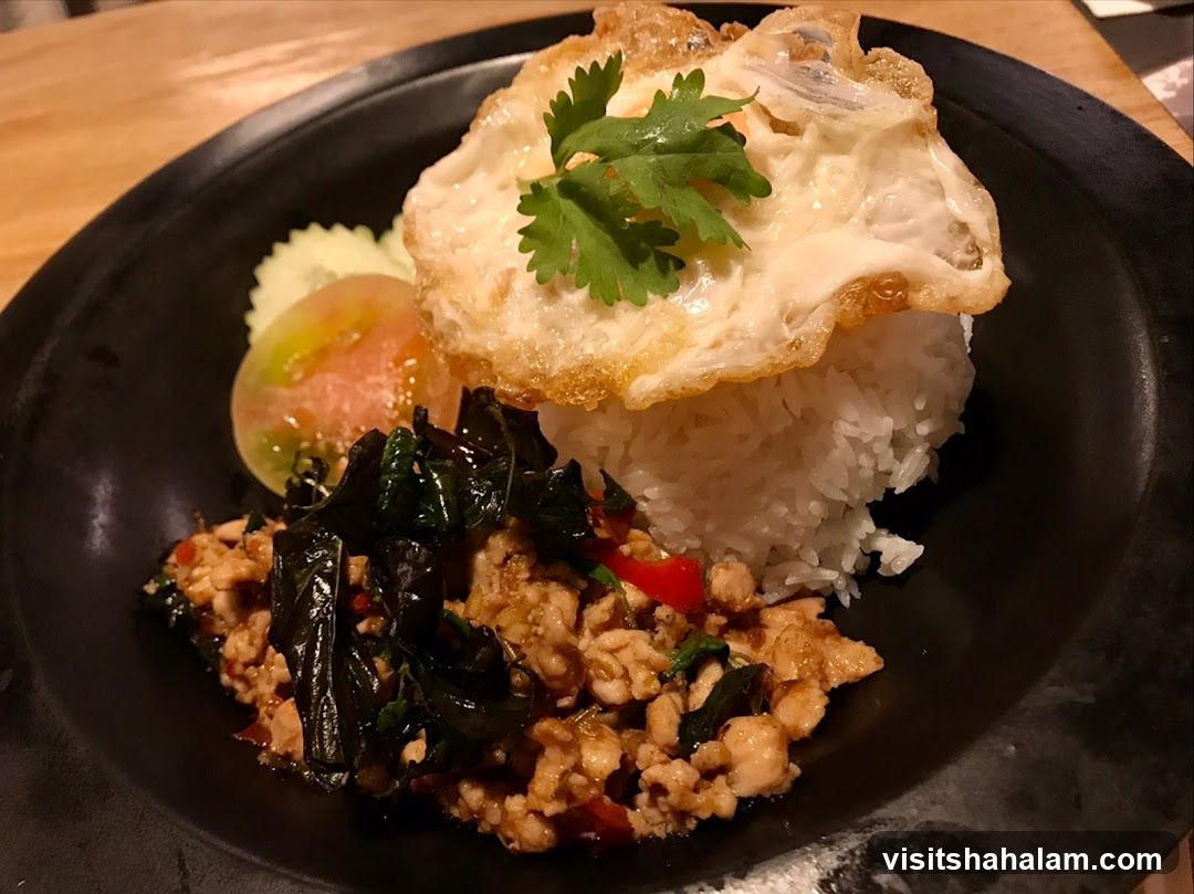 Thai Basil Chicken with Fried Egg