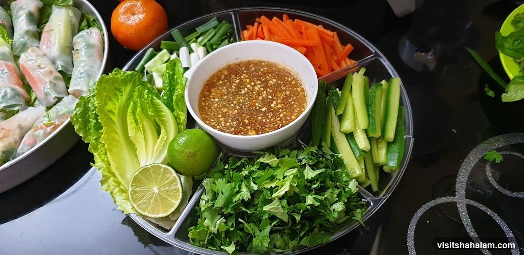 Fresh Spring Roll Ingredients