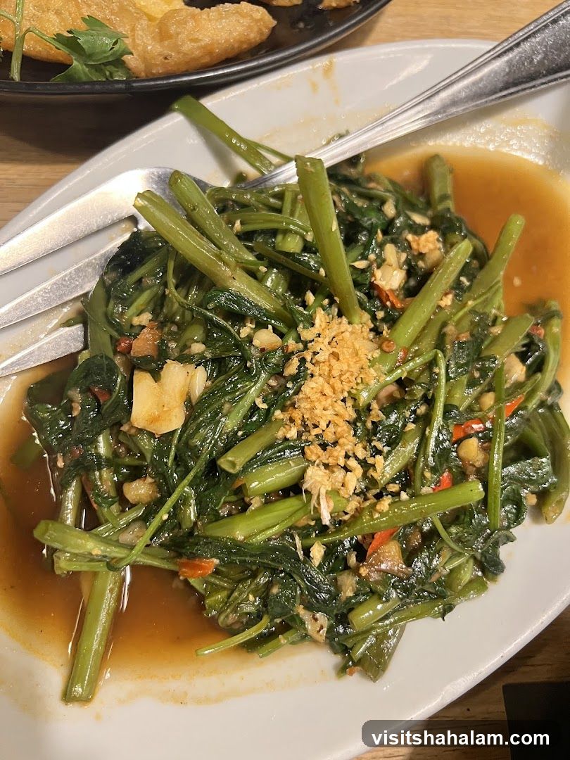 Stir-fried Water Spinach