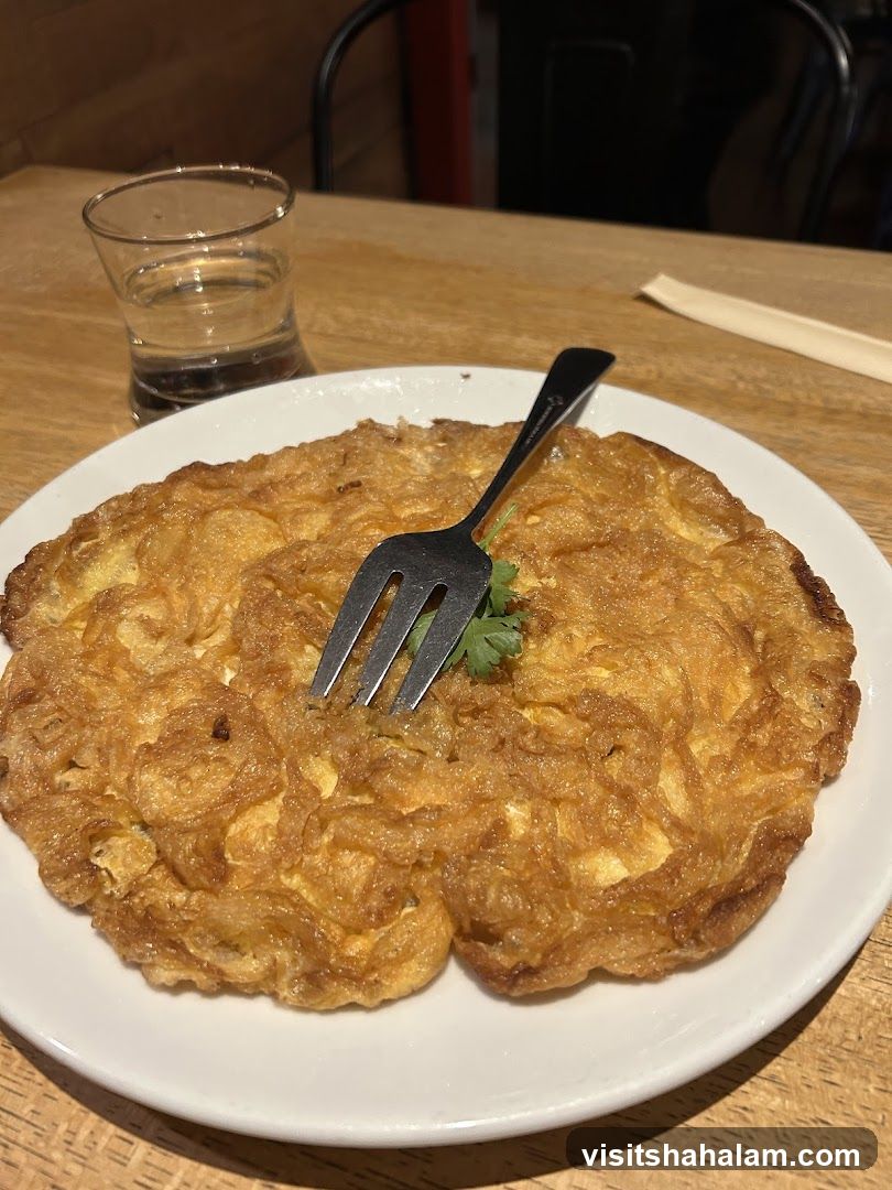Omelet with Fork