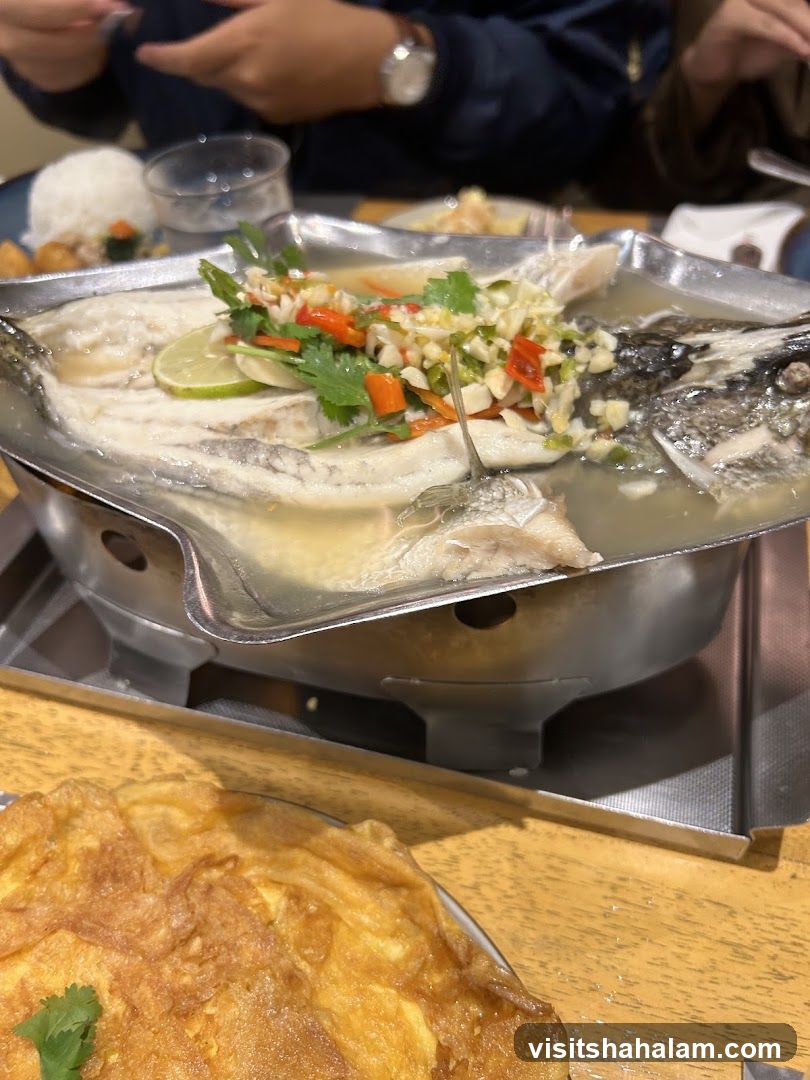 Steamed Fish with Lime and Chili