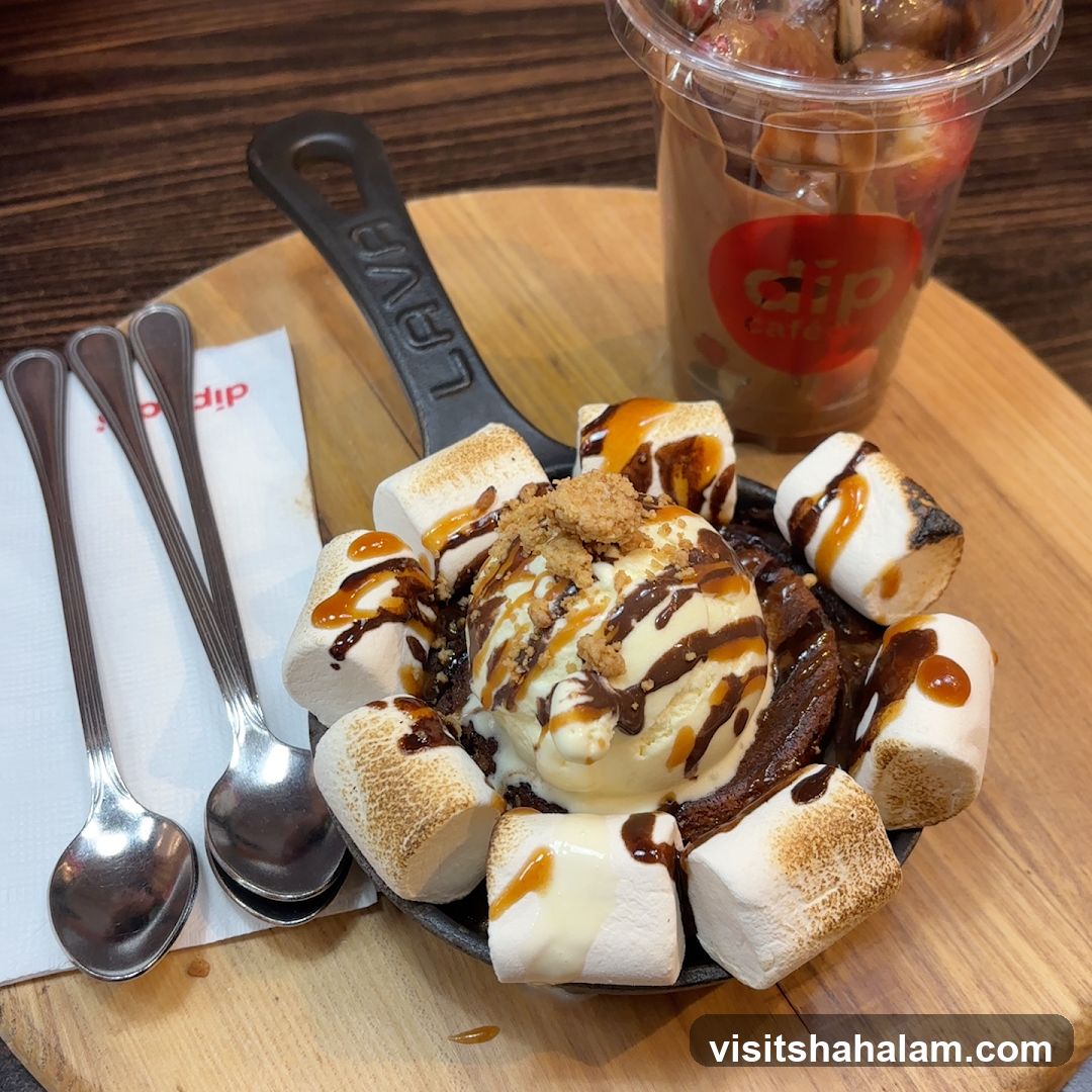S'mores Dessert with Ice Cream