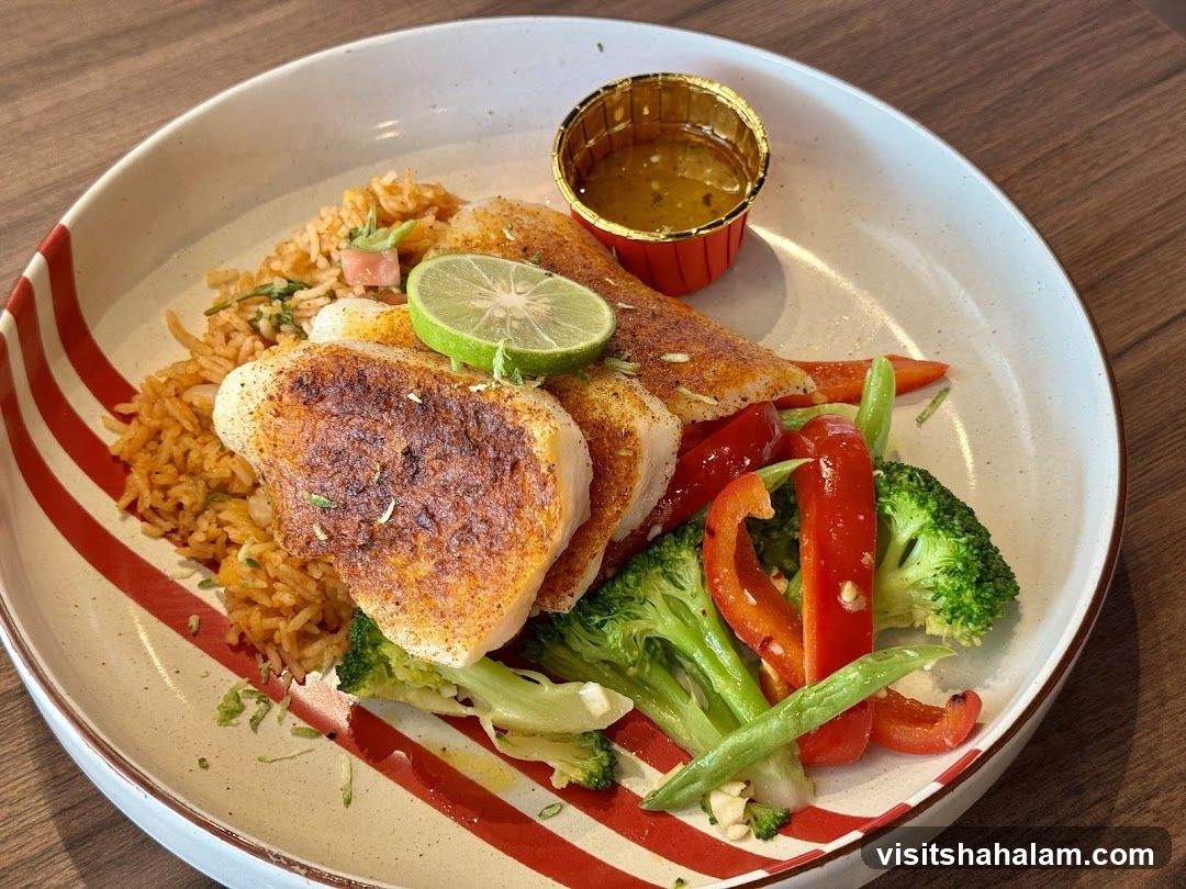 Fish with Rice and Vegetables