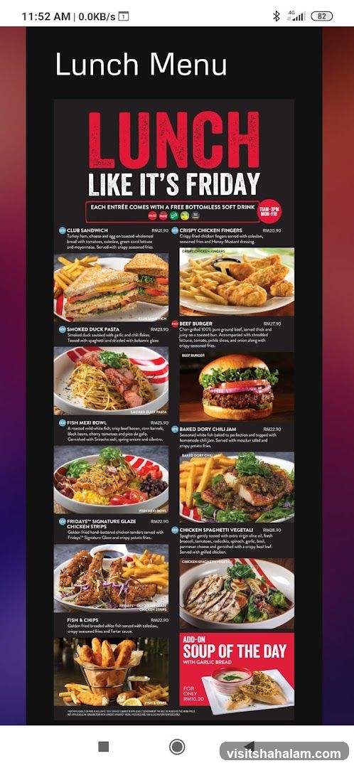 Lunch Menu