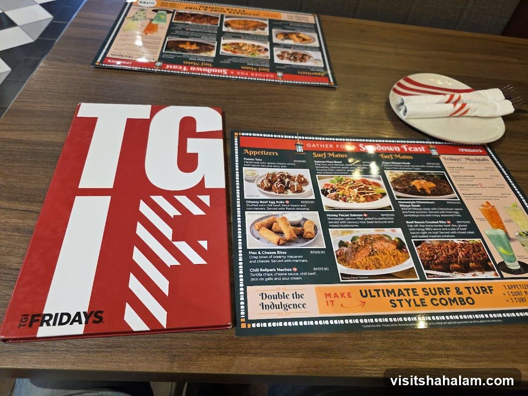 TGIF Menu