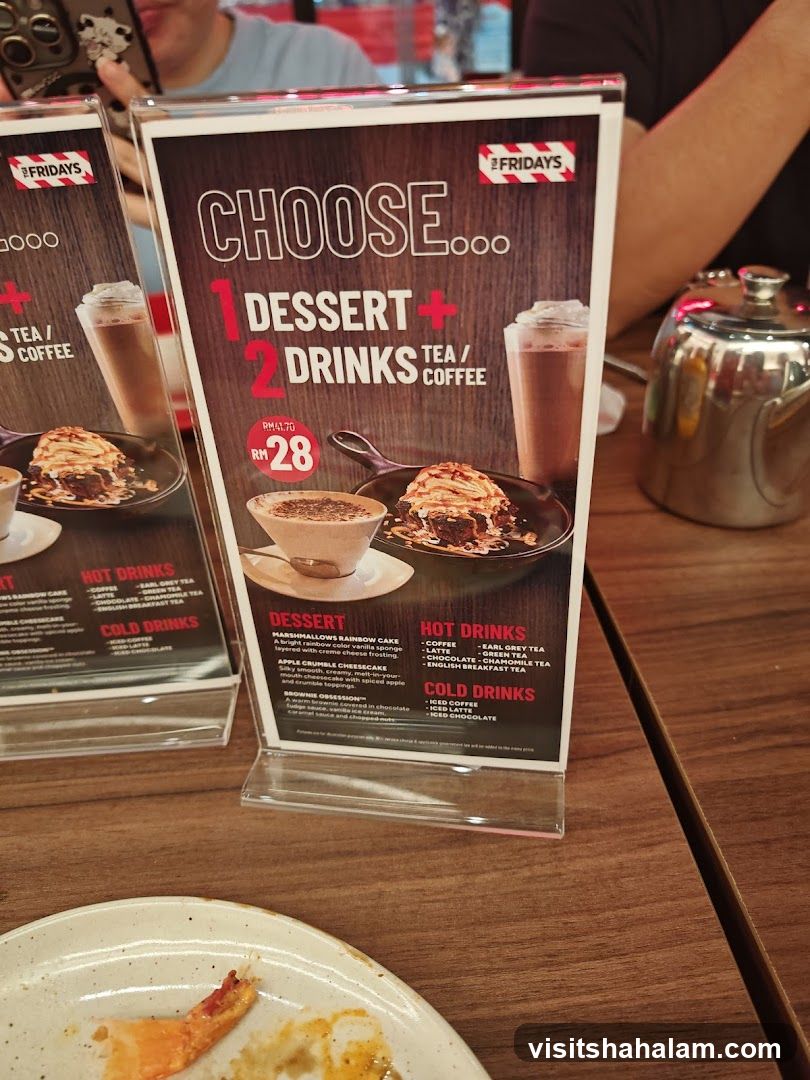 Choose 1 Dessert + 2 Drinks