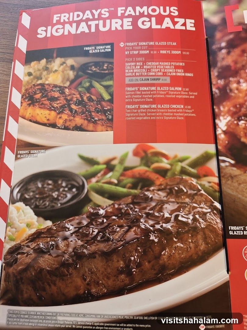 FRIDAYS FAMOUS SIGNATURE GLAZE