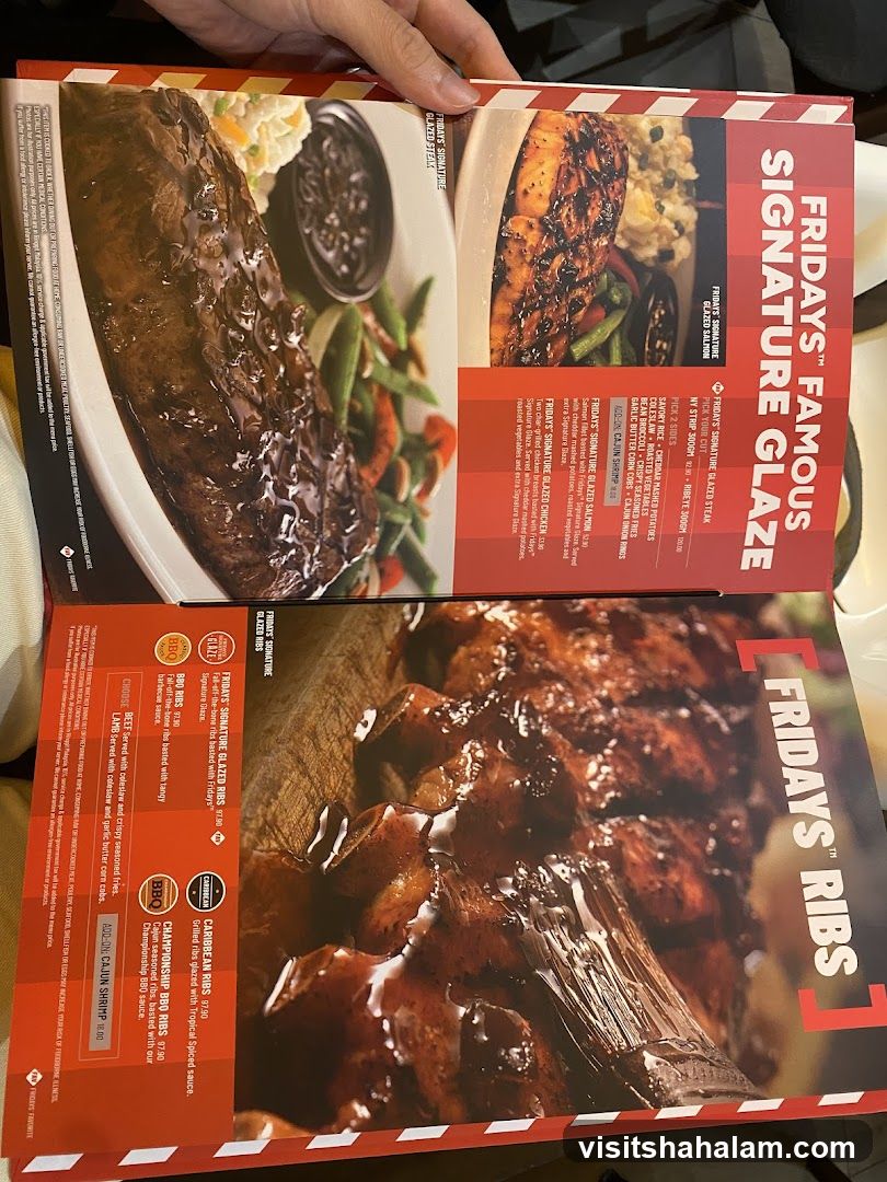 FRIDAYS FAMOUS SIGNATURE GLAZE & RIBS
