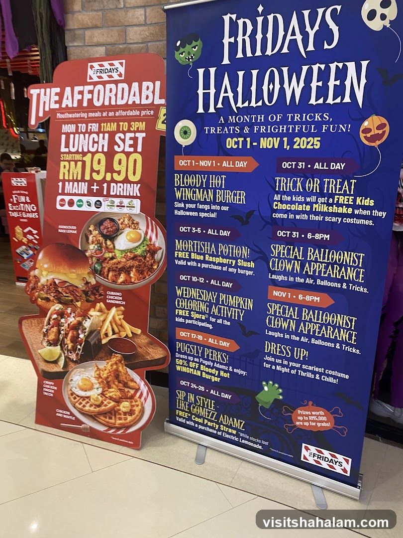 Fridays Halloween Promotions