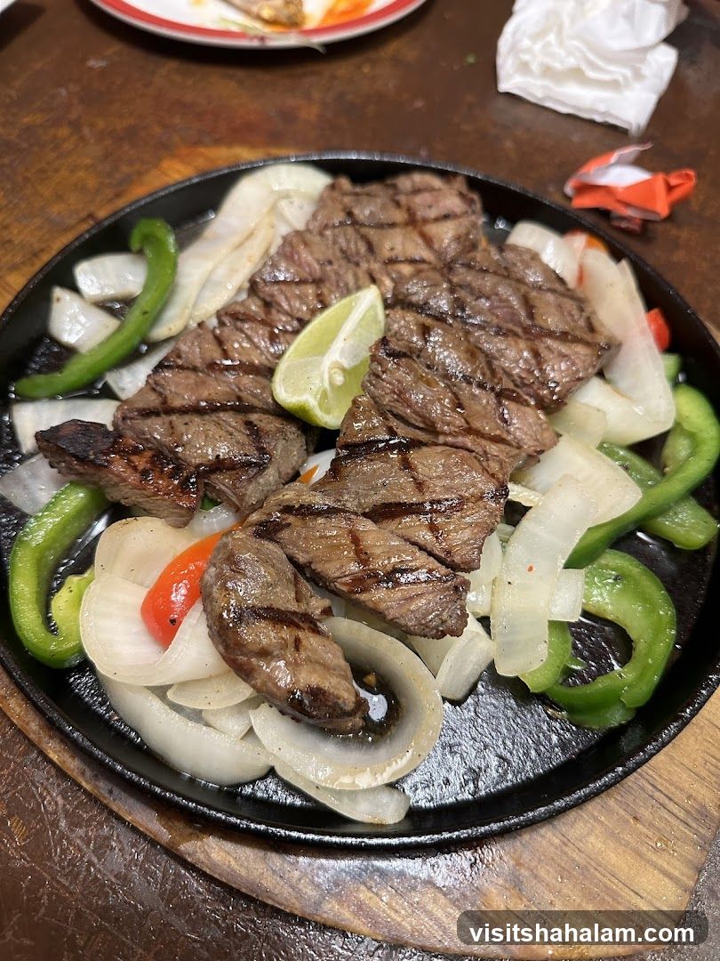 Sizzling Steak Fajitas