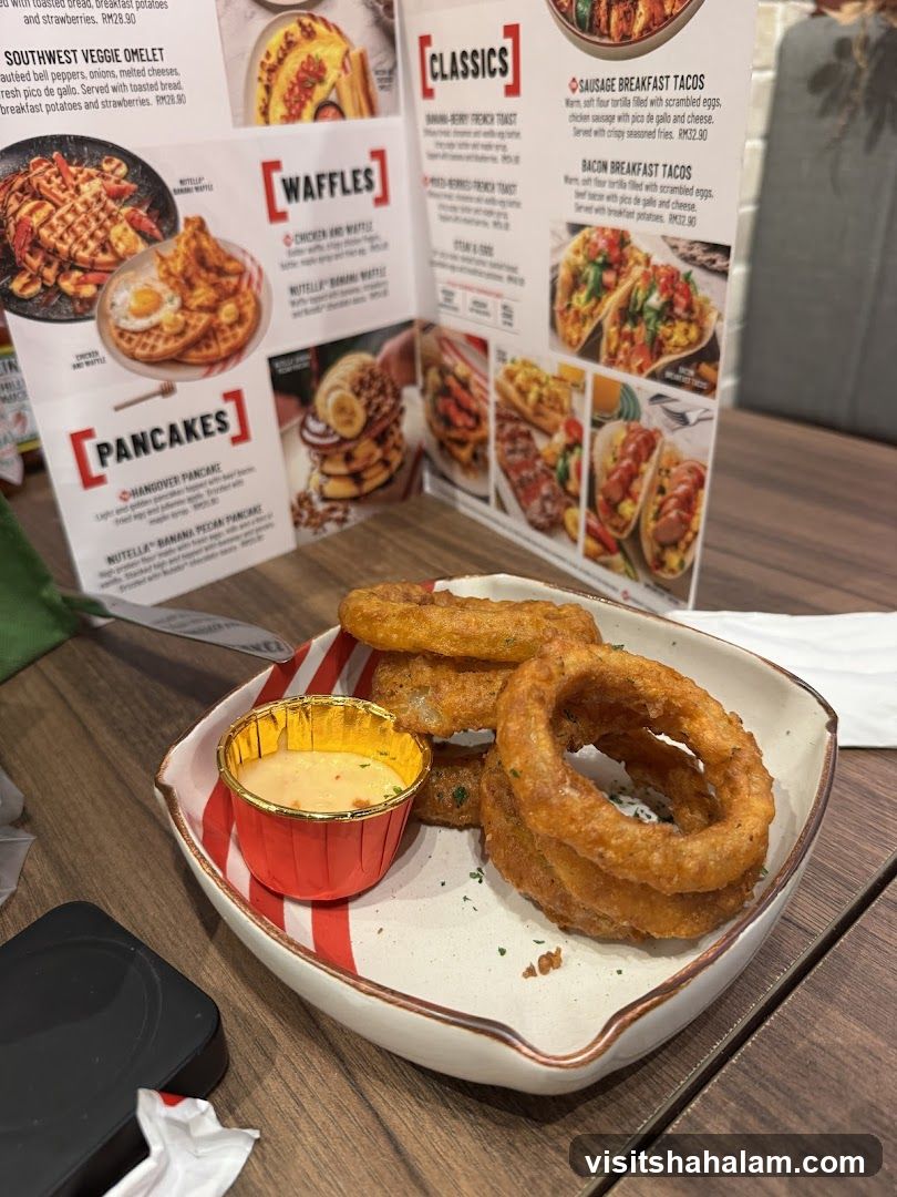 Onion Rings with Dip
