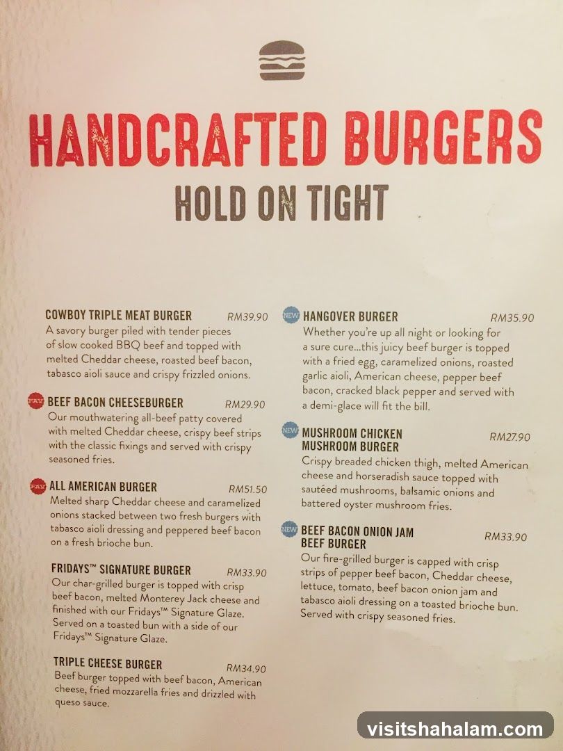 HANDCRAFTED BURGERS