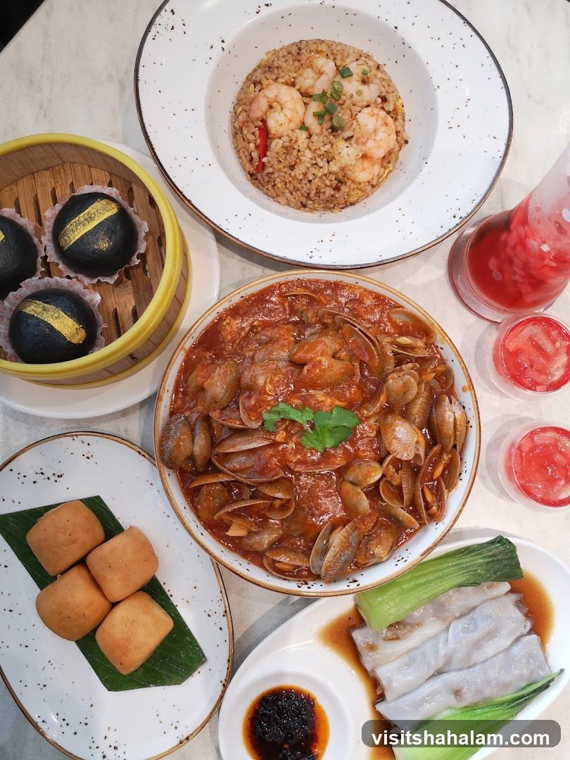 Assortment of Chinese Dishes