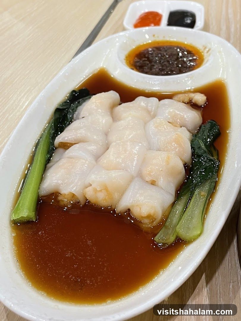 Shrimp Rice Noodle Rolls
