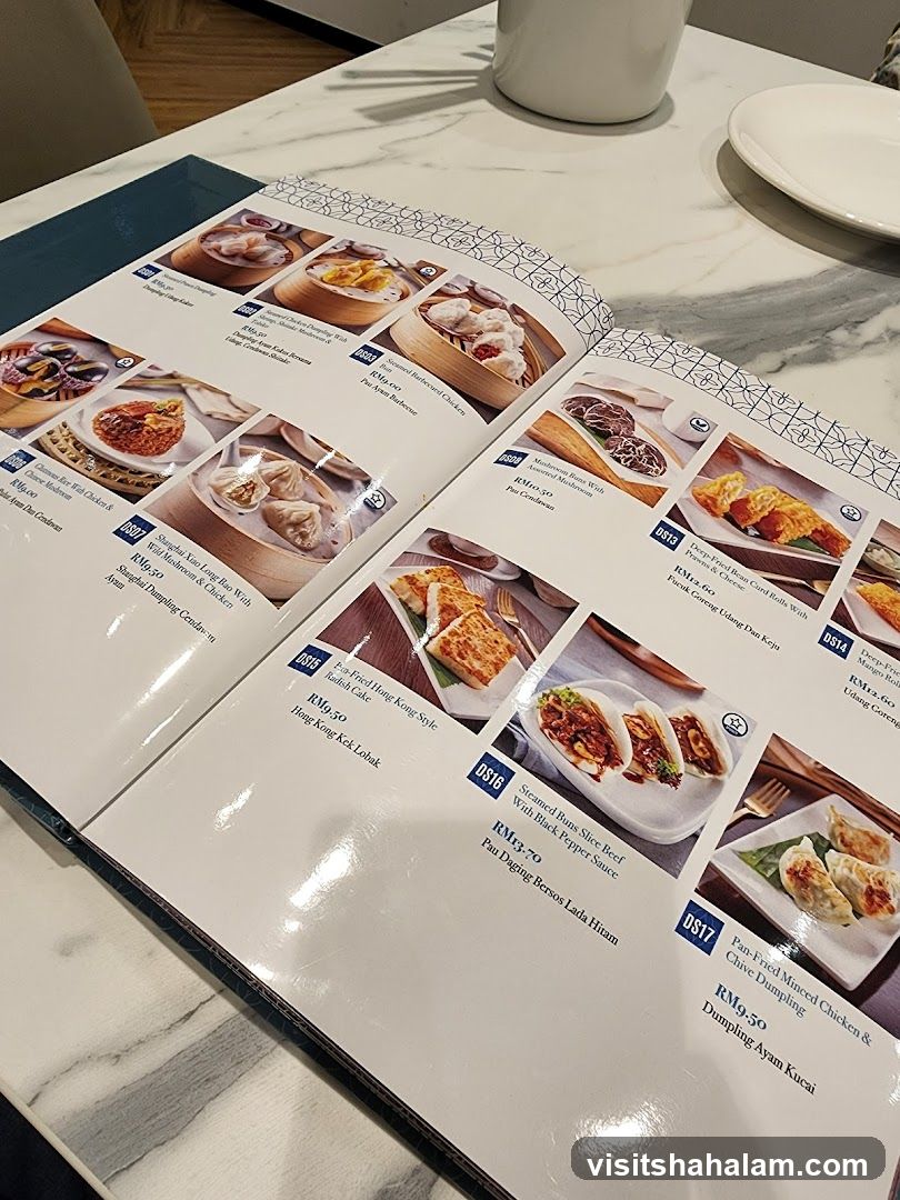 Dim Sum Menu
