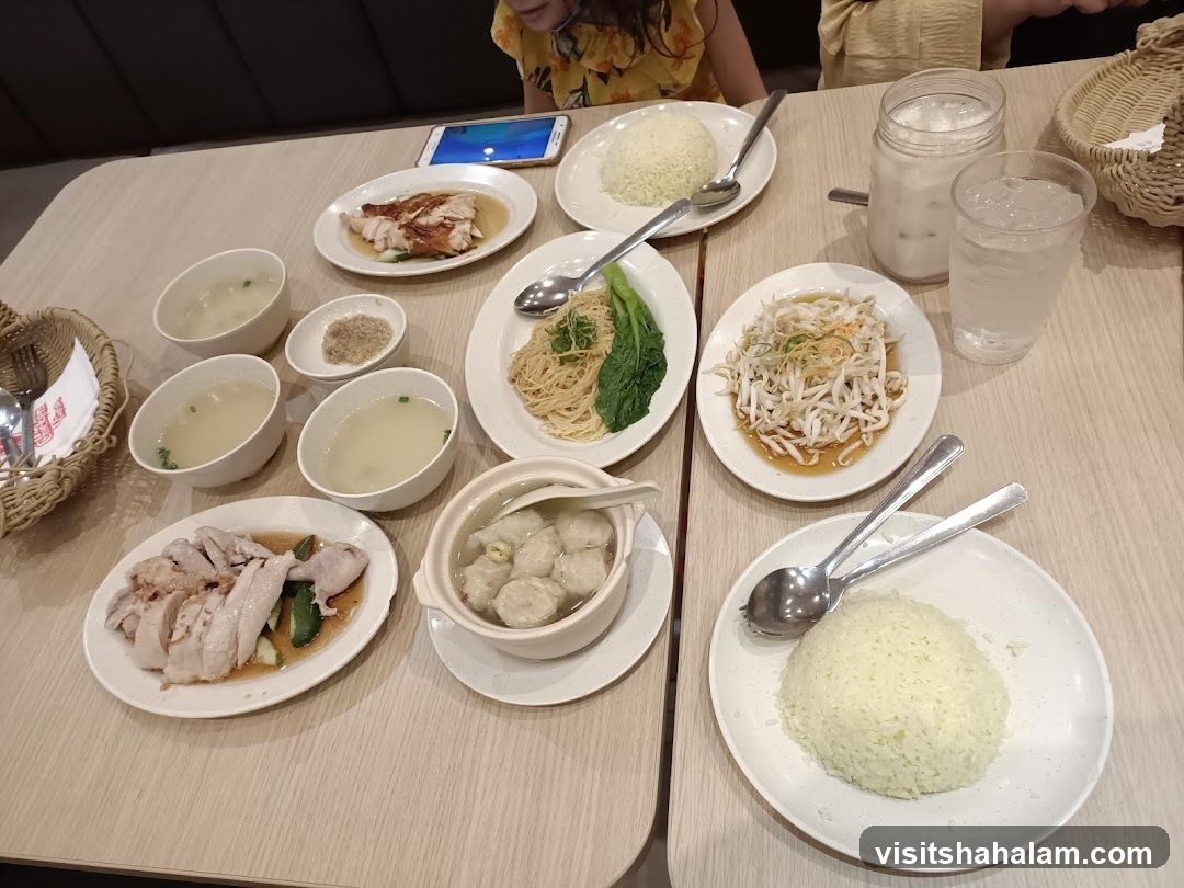 Hainanese Chicken Rice Meal