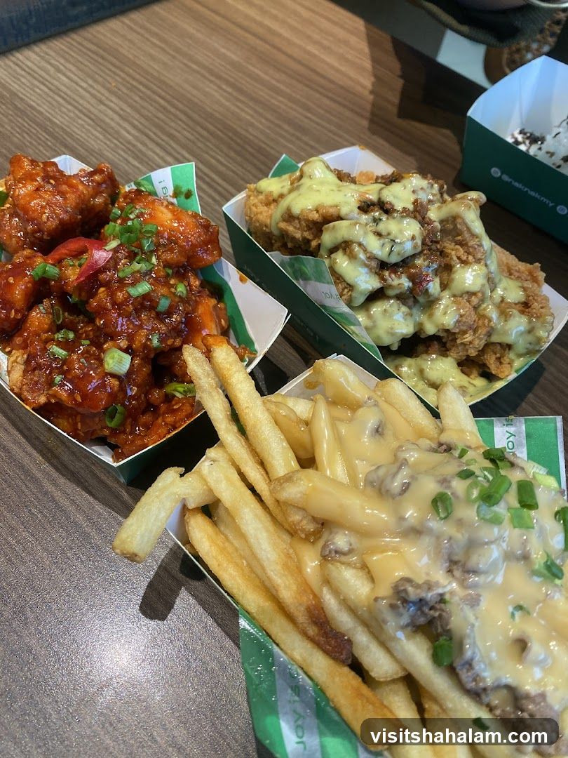 Fried Chicken and Fries