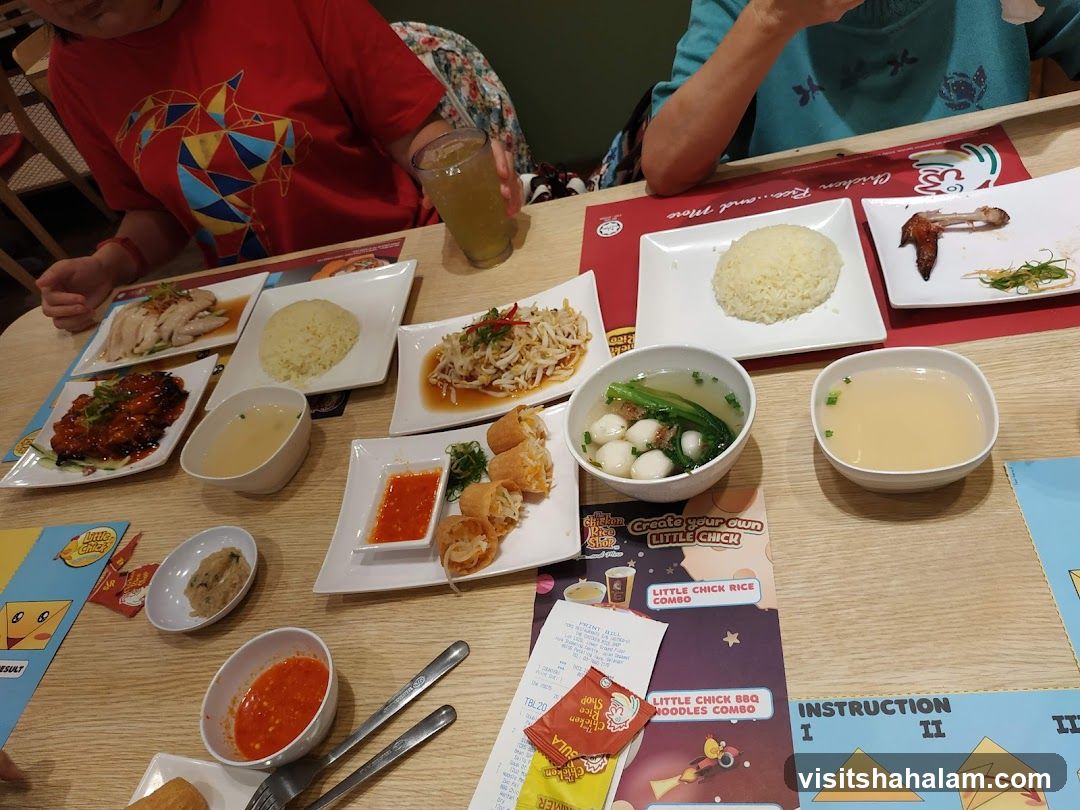 Meal at Little Chick Chicken Rice Shop