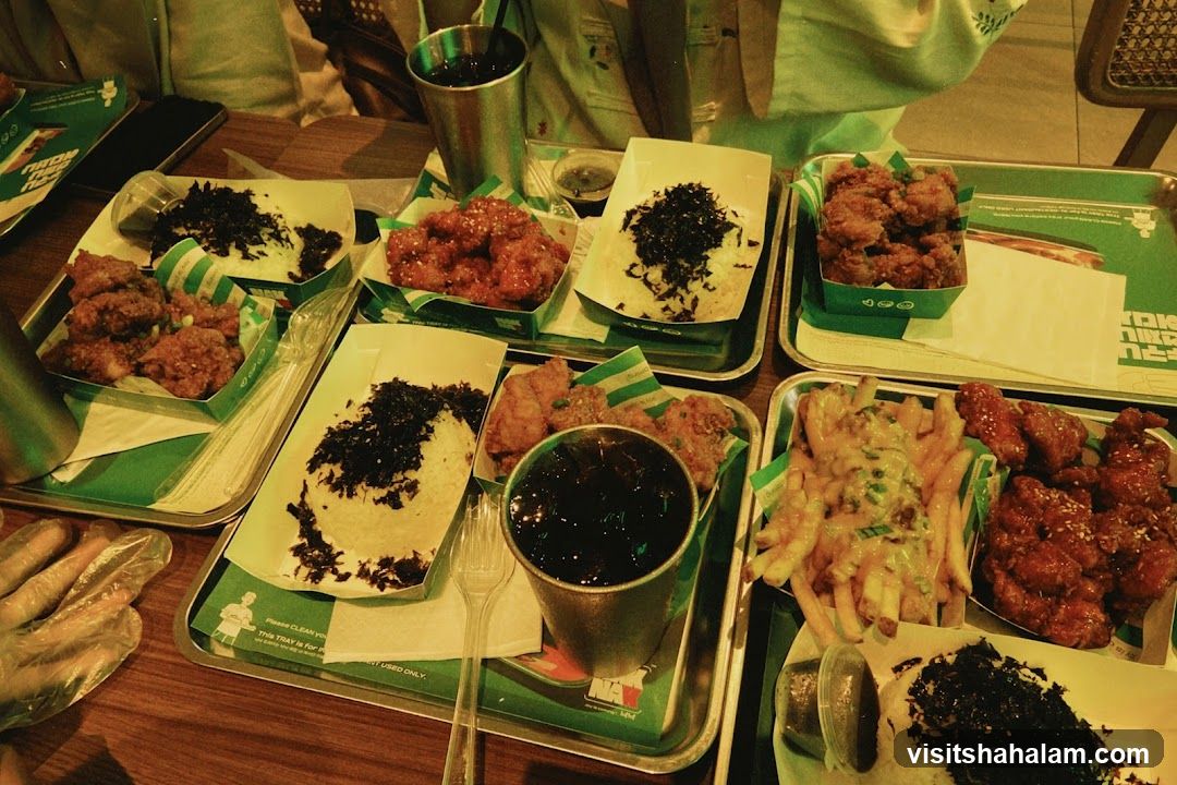 Fried Chicken and Rice Meal
