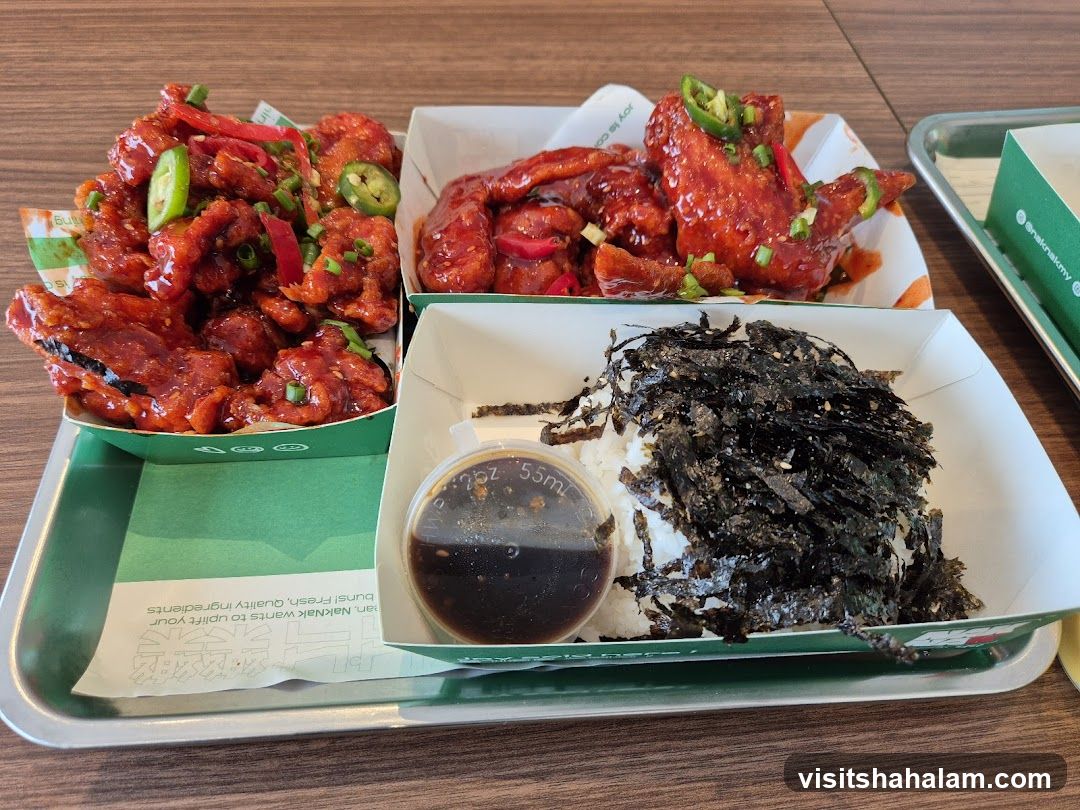 Korean Fried Chicken Meal