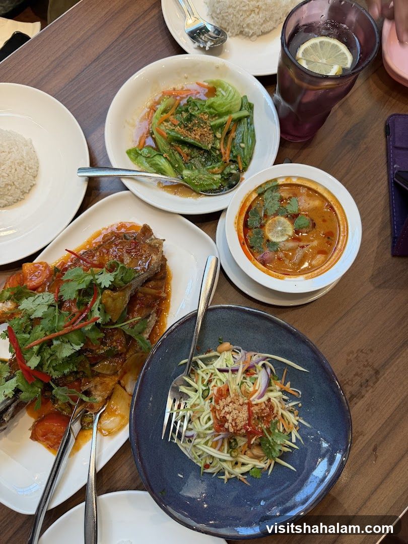 Thai Food Spread