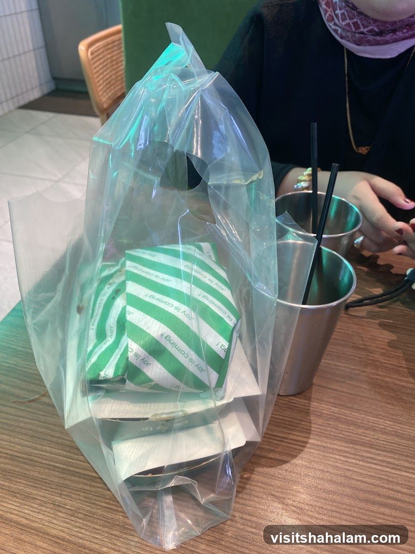 Takeaway Bag with Food
