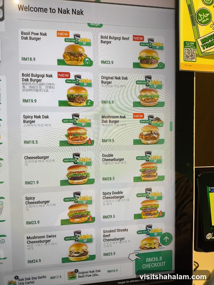 Nak Nak Menu