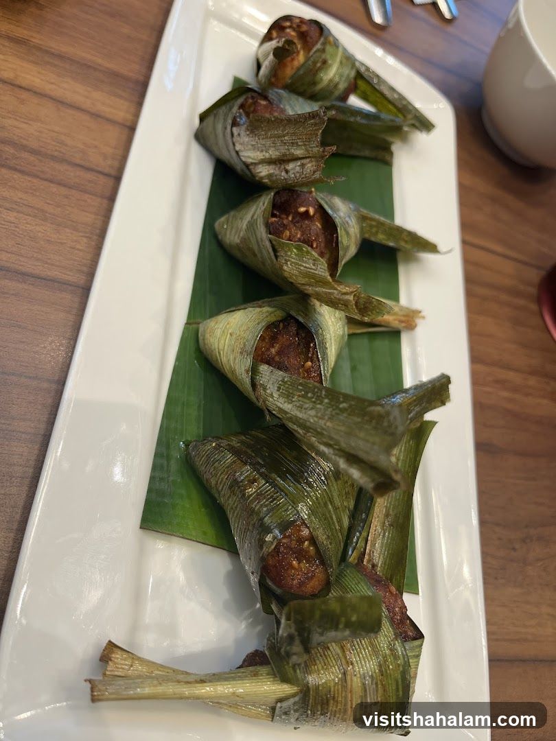 Chicken Wrapped in Pandan Leaves